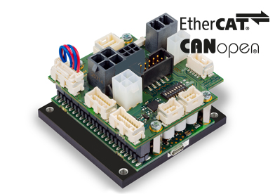 EPOS (Easy Positioning System) with CANopen or EtherCAT interface and Dual Loop Control